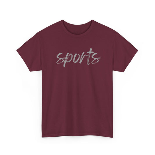 Sports- Grey Text Tee