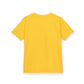 Kids Football & Bows T‑Shirt — Cute Gridiron Pattern for Girls, Youth Game Day Tee