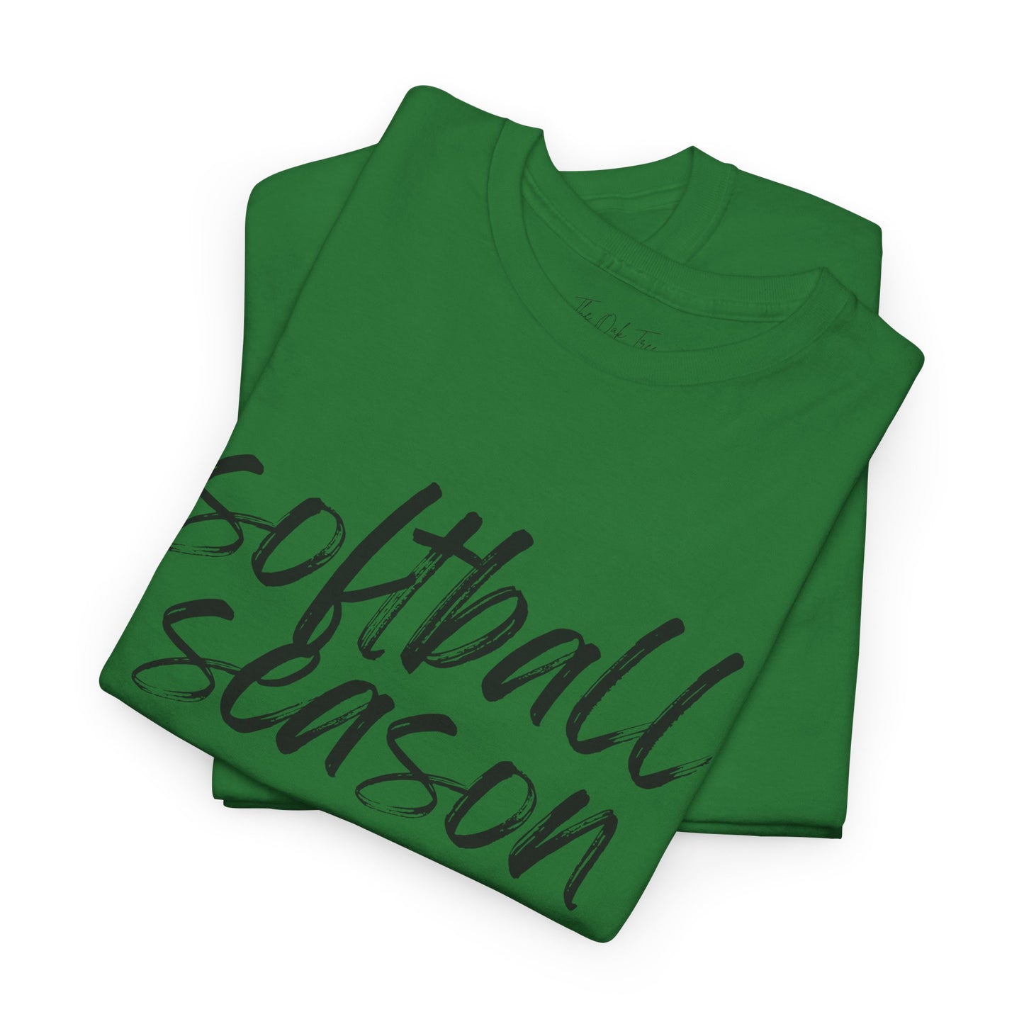 Softball Season- Black Text Tee