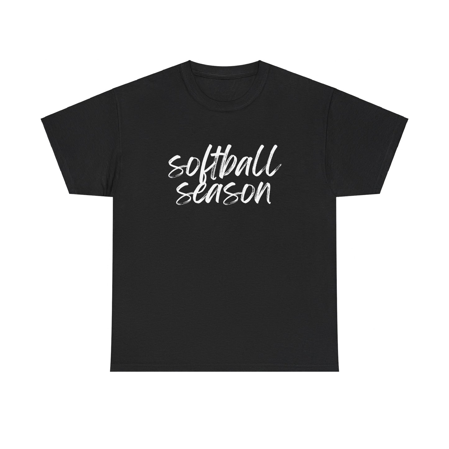 Softball Season- White Text Tee