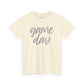 Game Day- Grey Text Script Tee