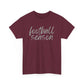 Football Season- Grey Text Tee