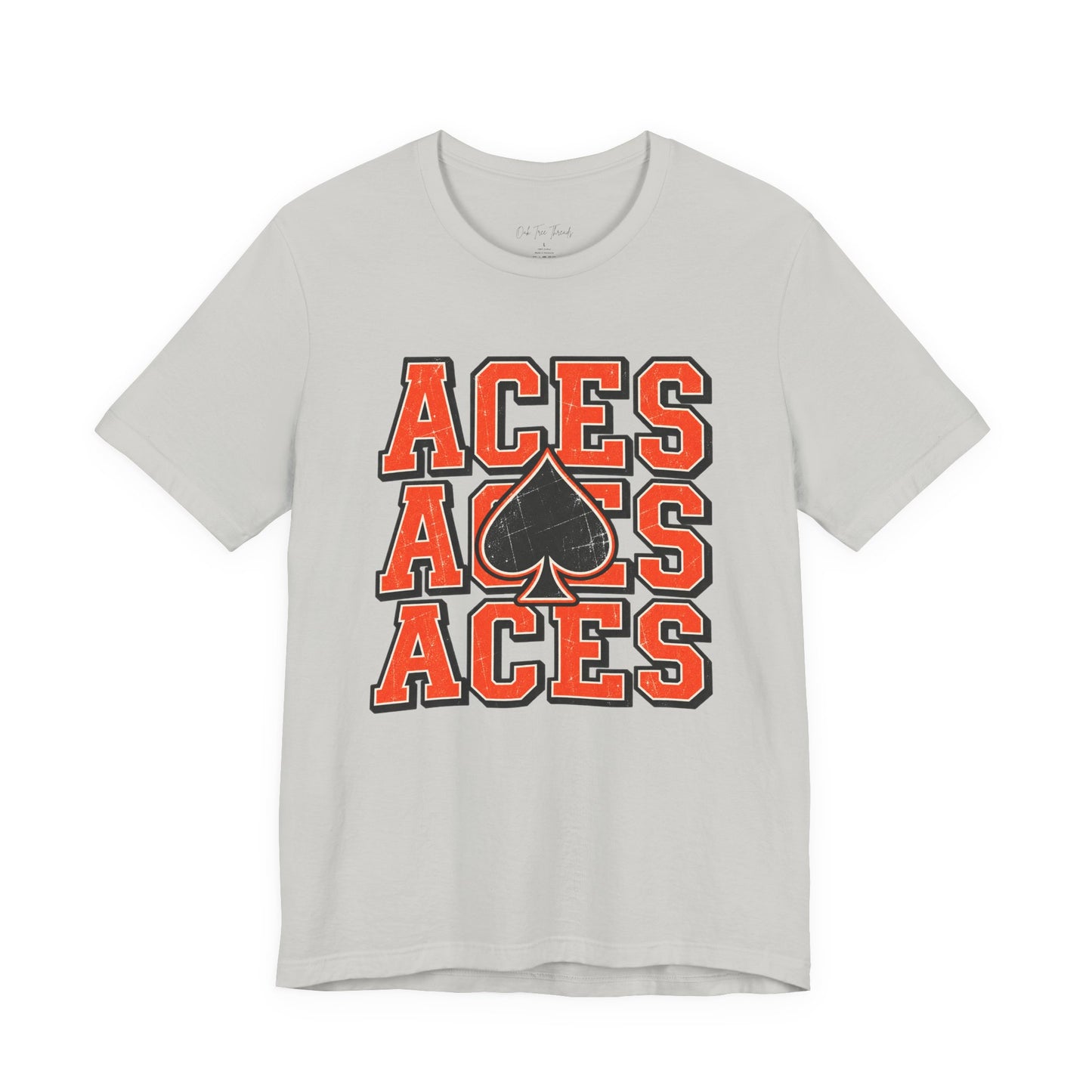 Amanda-Clearcreek Aces Stacked Adult Tee