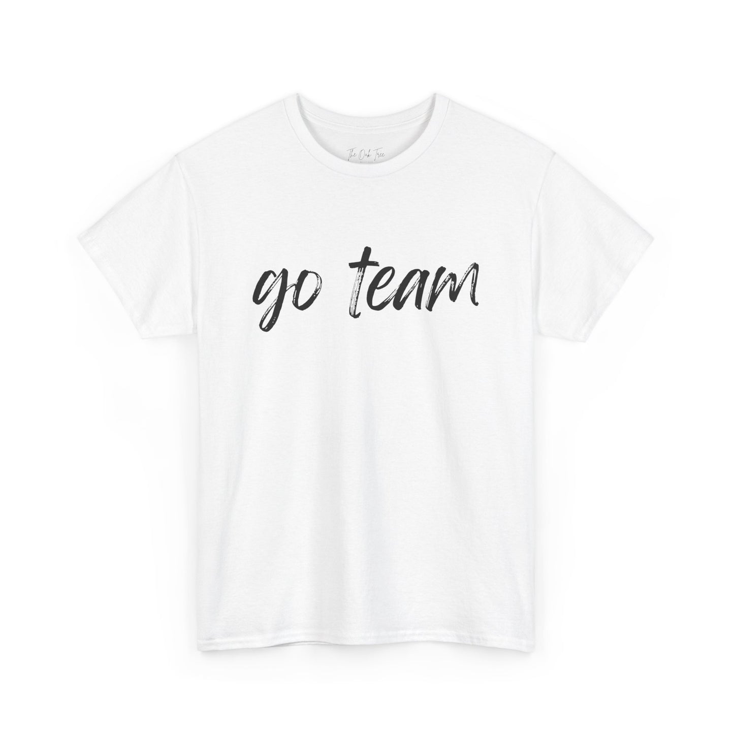 Go Team- Black Text Tee