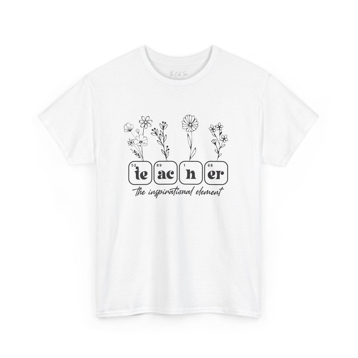 Teacher The Inspirational Element Unisex Heavy Cotton Tee