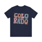 Colorado State Tee Unisex Jersey Short Sleeve Tee