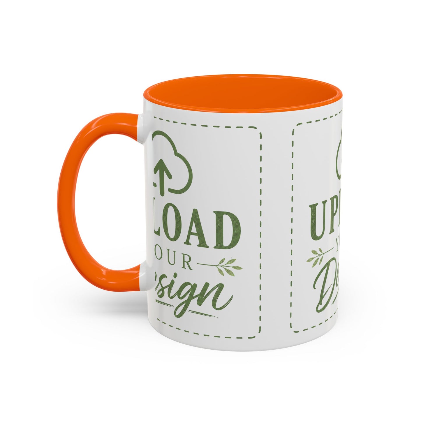 Custom Accent Coffee Mug – Custom Upload Design Ceramic Mug (11oz & 15oz)
