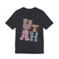 Utah State Tee Unisex Jersey Short Sleeve Tee