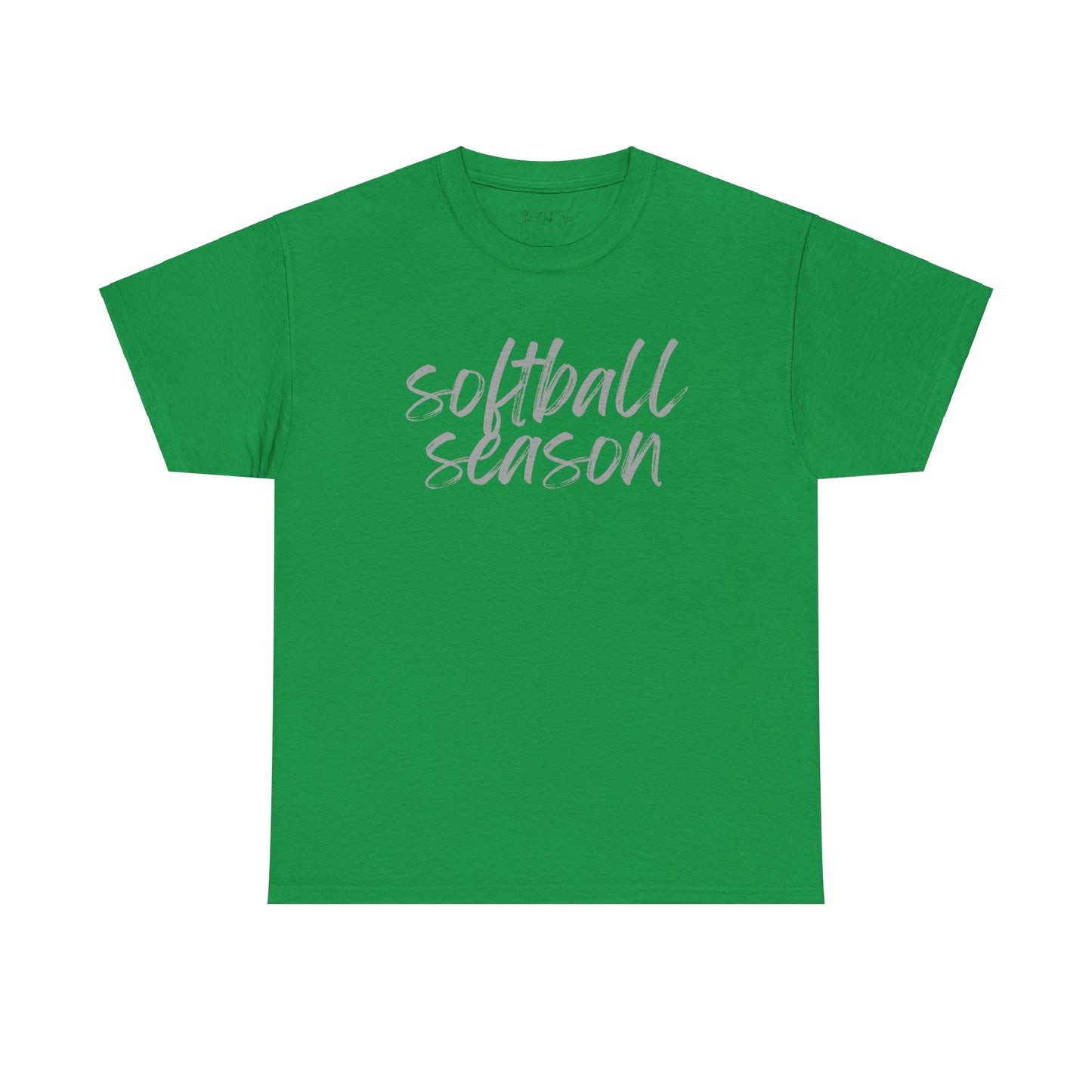 Softball Season- Grey Text Tee