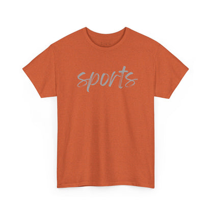 Sports- Grey Text Tee