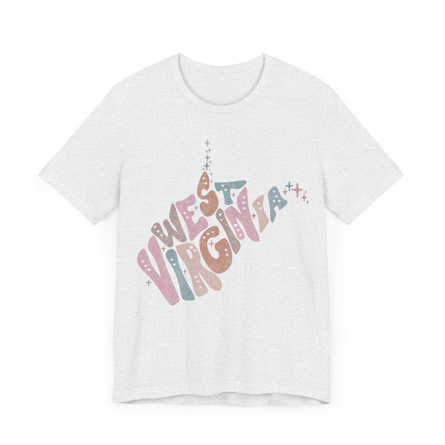 West Virginia State Tee Unisex Jersey Short Sleeve Tee