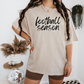 Football Season- Black Text Tee