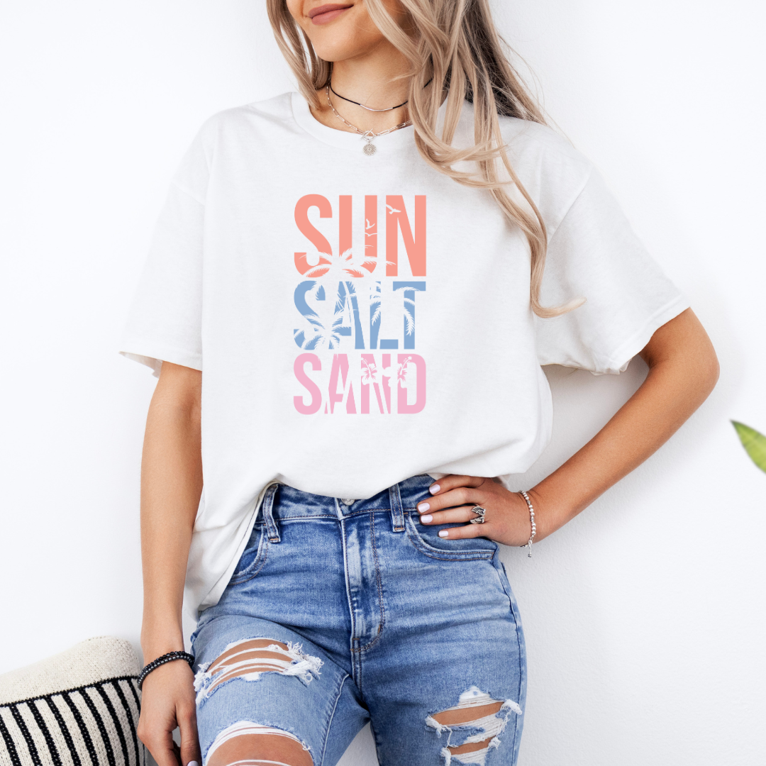 Sun Salt Sand Unisex Heavy Cotton Tee