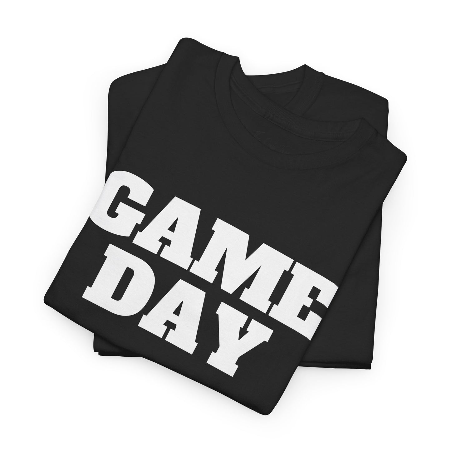 Game Day- White Text Tee