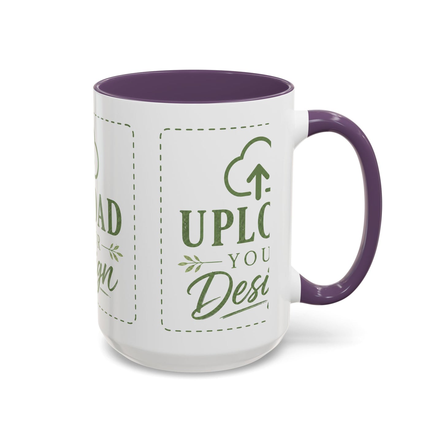 Custom Accent Coffee Mug – Custom Upload Design Ceramic Mug (11oz & 15oz)