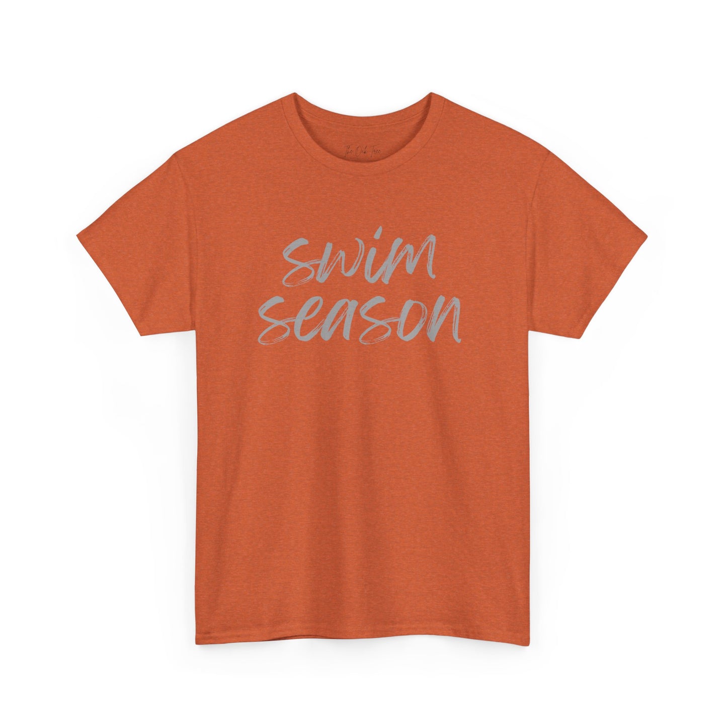 Swim Season- Grey Text Tee