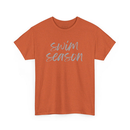 Swim Season- Grey Text Tee