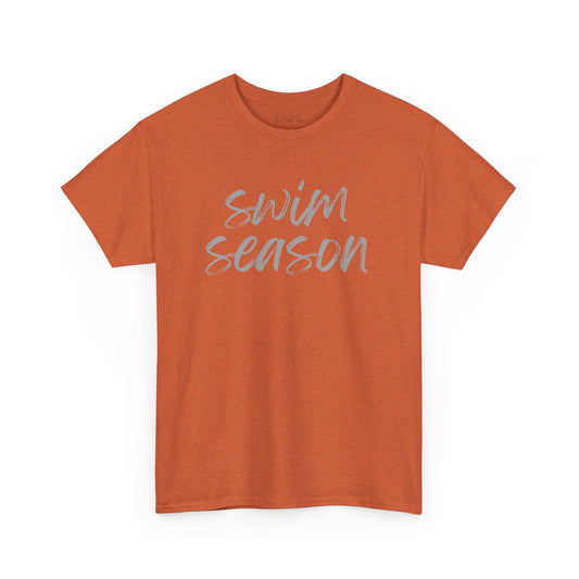 Swim Season- Grey Text Tee