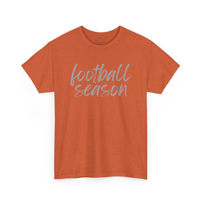 Football Season- Grey Text Tee