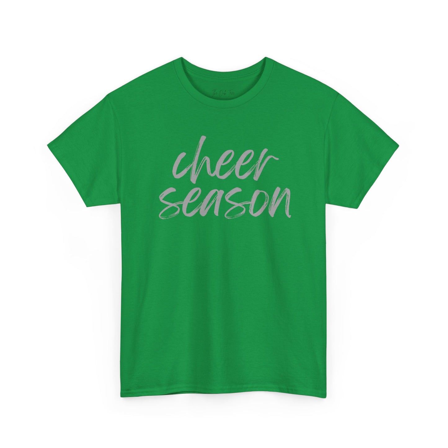Cheer Season- Grey Text Tee