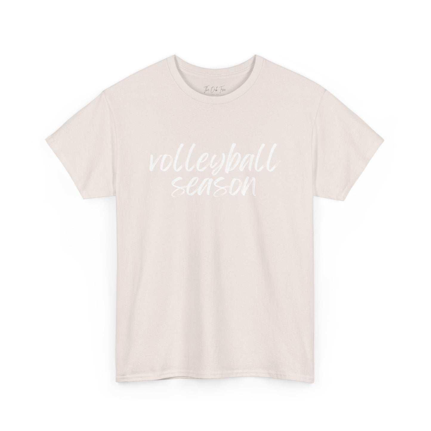 Volleyball Season- White Text Tee