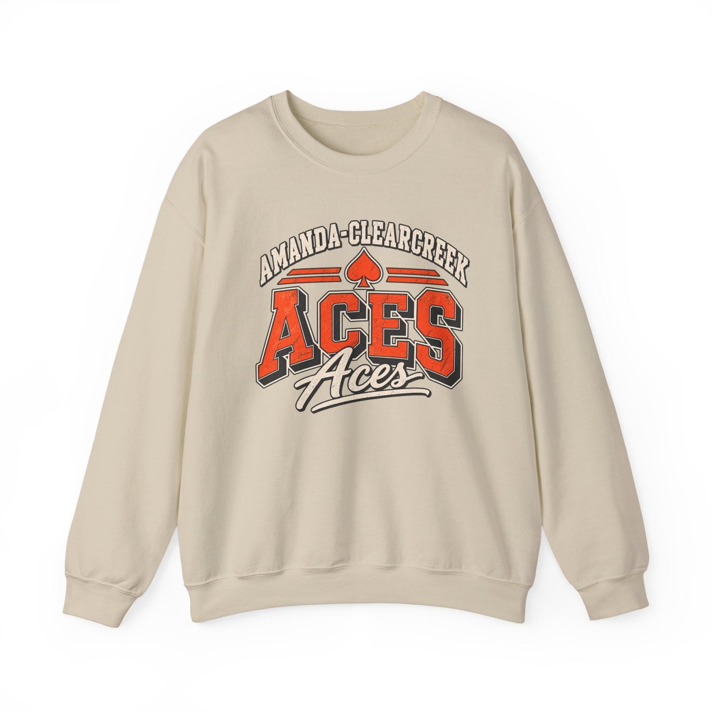 Amanda-Clearcreek Aces Vintage Crewneck Sweatshirt
