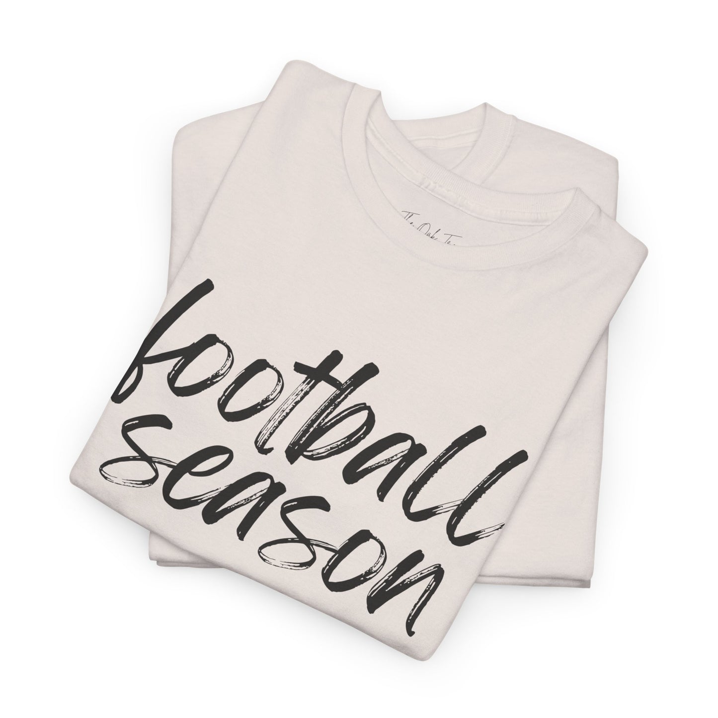 Football Season- Black Text Tee