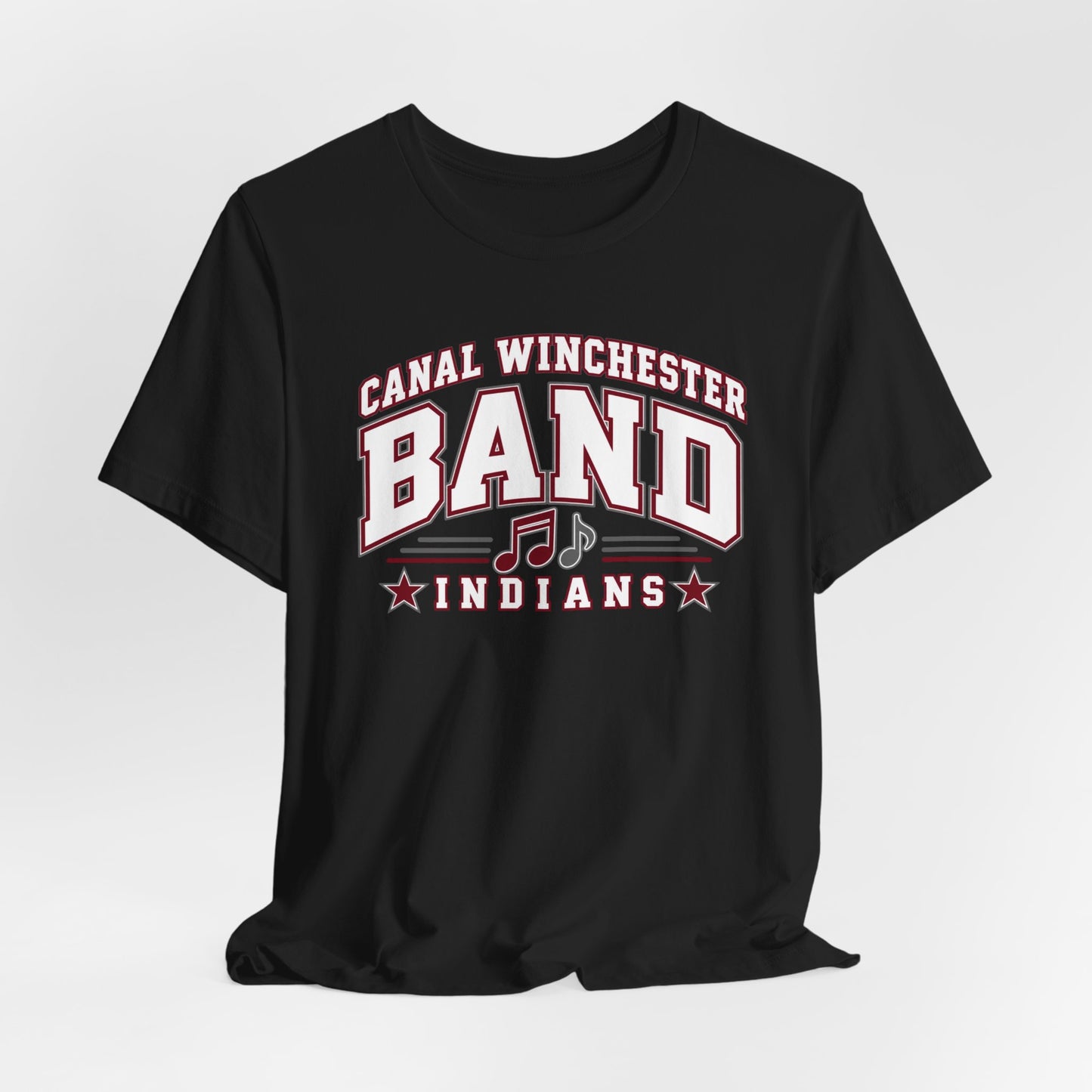 Canal Winchester Indians Band Bella+Canvas Tee