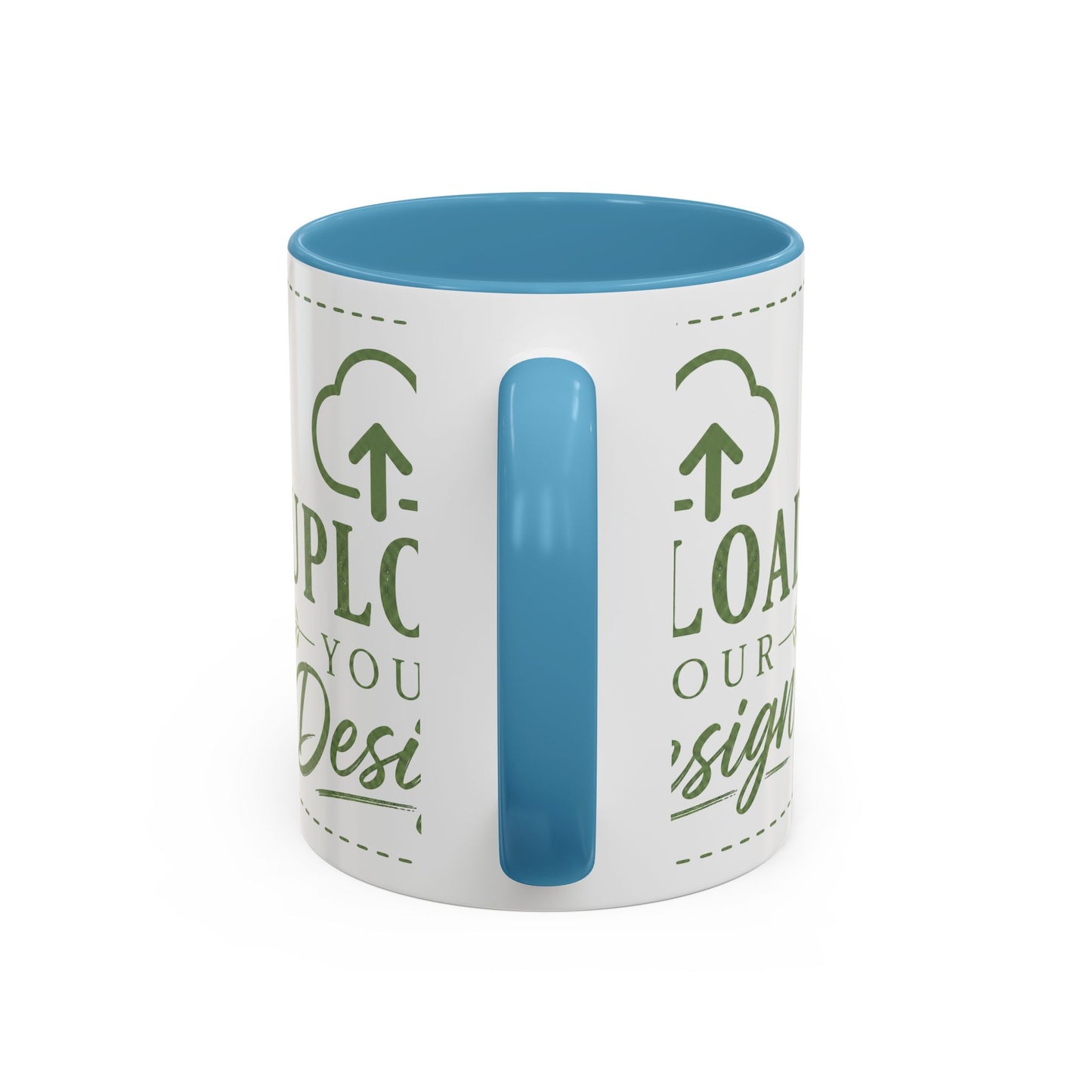Custom Accent Coffee Mug – Custom Upload Design Ceramic Mug (11oz & 15oz)