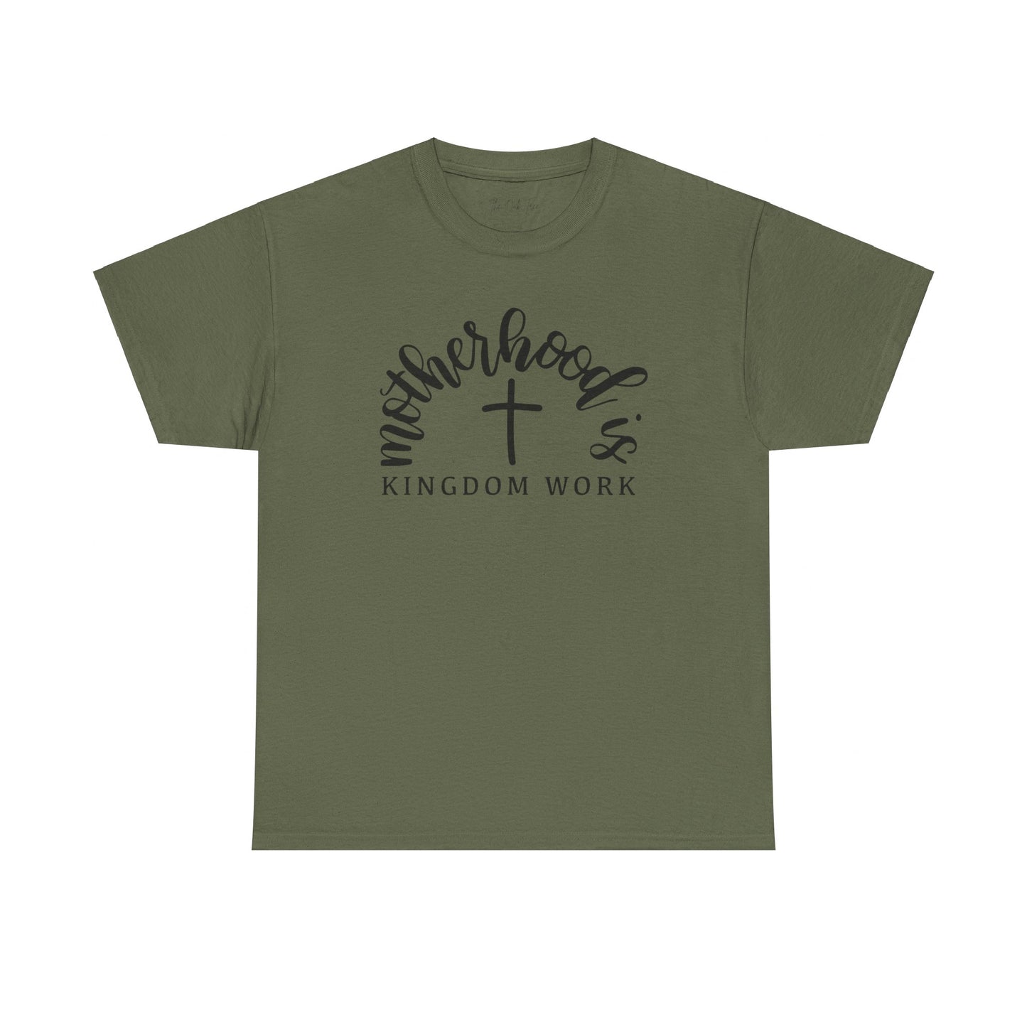 Motherhood is Kingdom Work Unisex Heavy Cotton Tee
