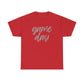 Game Day- Grey Text Script Tee