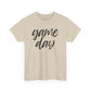 Game Day- Black Text Script Tee
