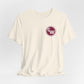 CW Circle Logo T‑Shirt – Maroon Chest Emblem Tee