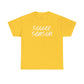 Soccer Season- White Text Tee