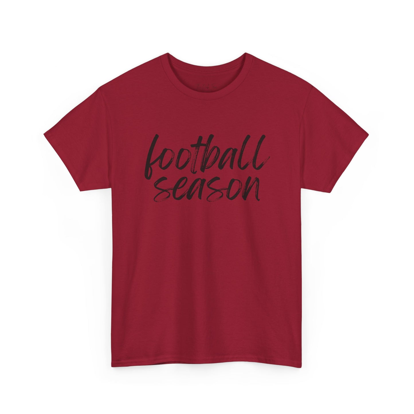 Football Season- Black Text Tee