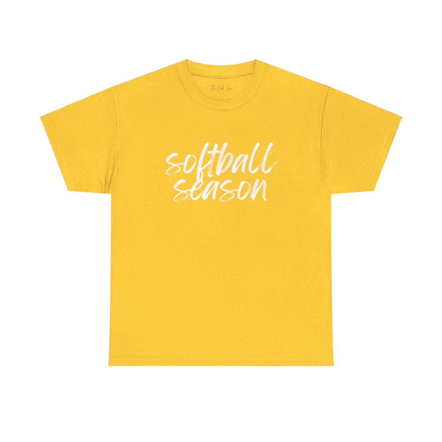 Softball Season- White Text Tee