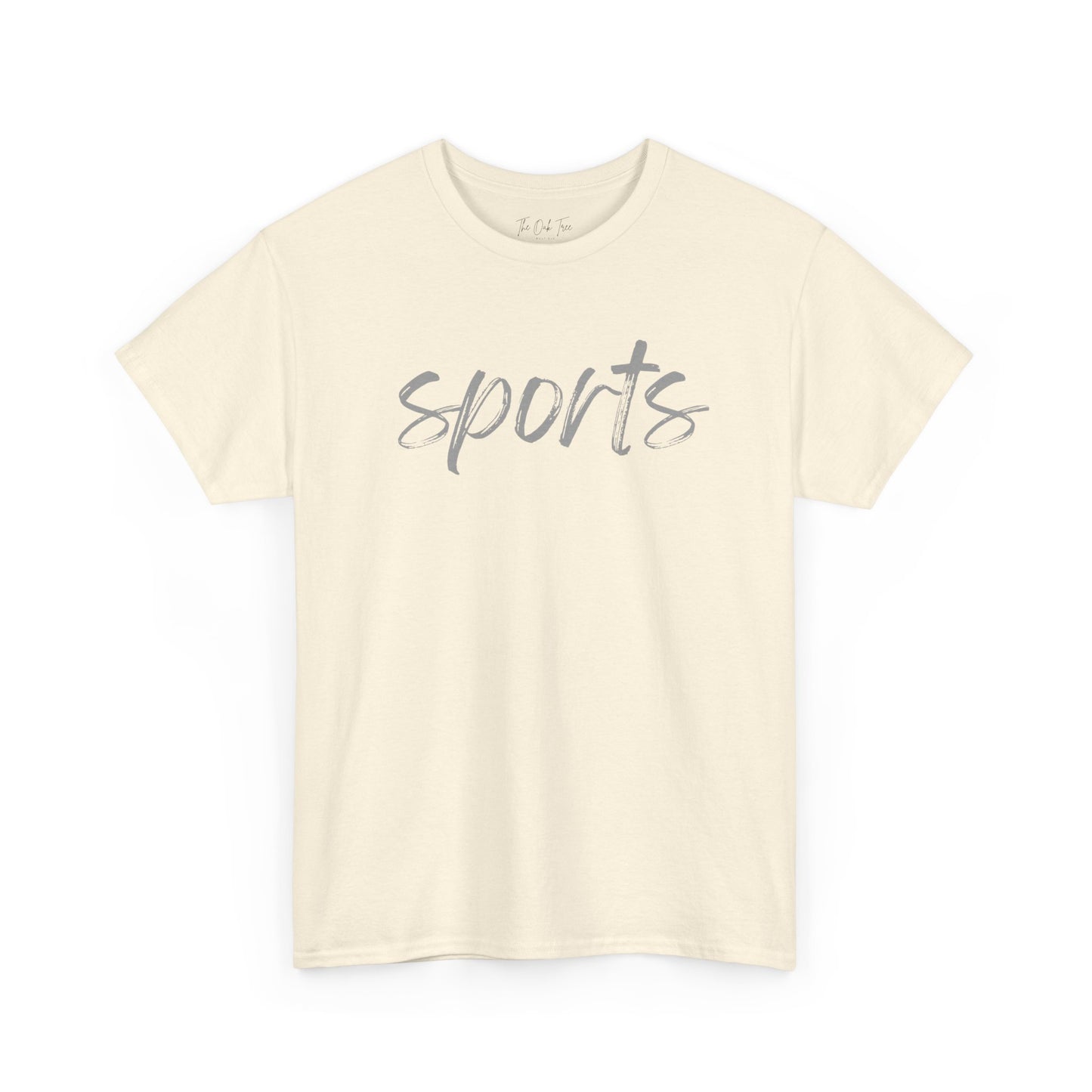 Sports- Grey Text Tee