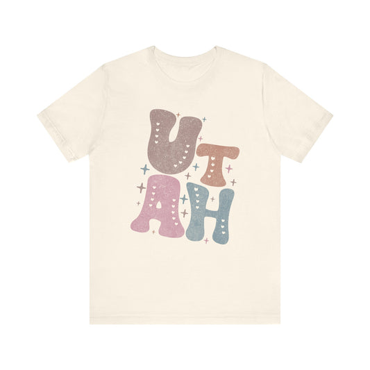 Utah State Tee Unisex Jersey Short Sleeve Tee