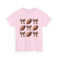 Football & Bows Tee — Cute Game Day Shirt for Fans & Moms