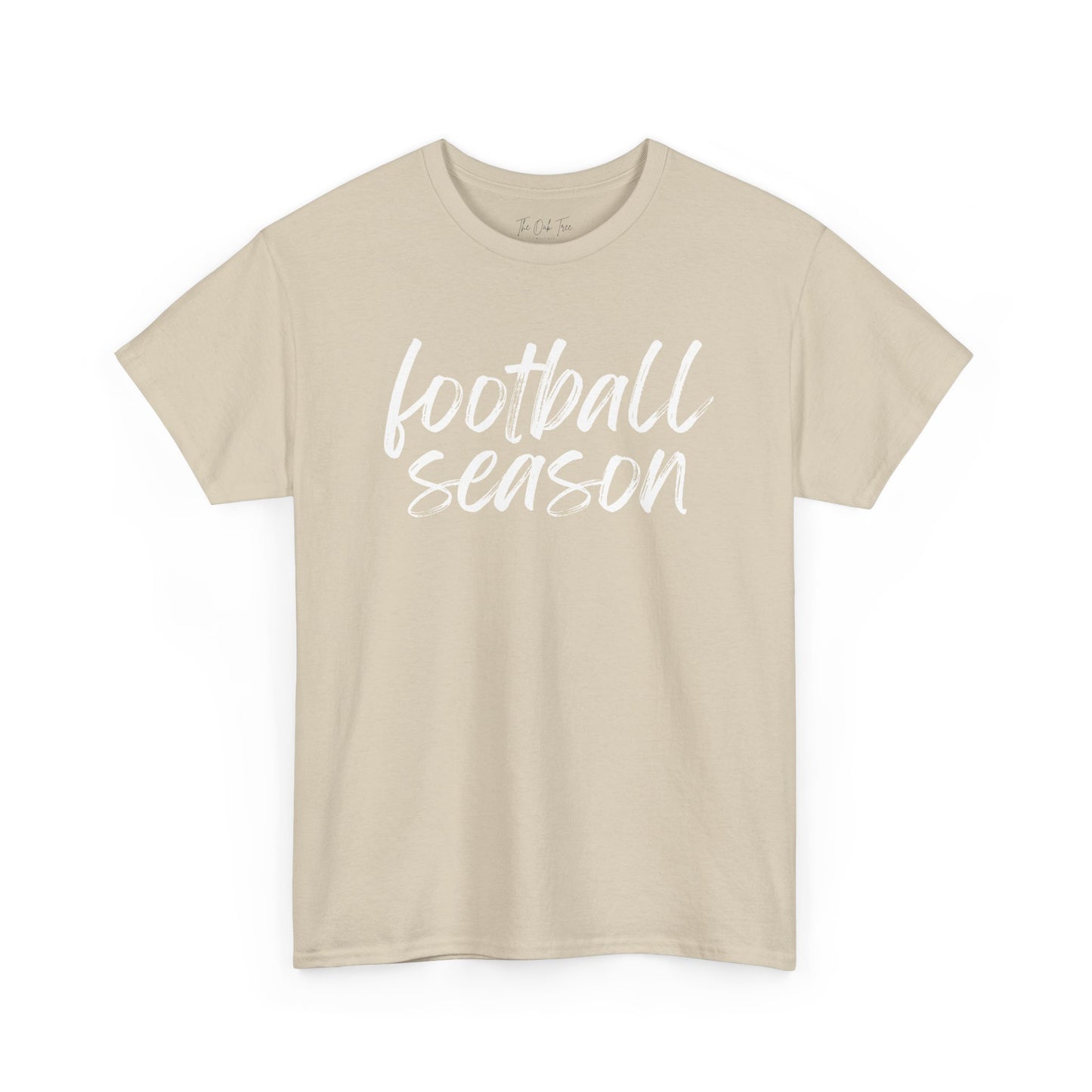 Football Season- White Text Tee