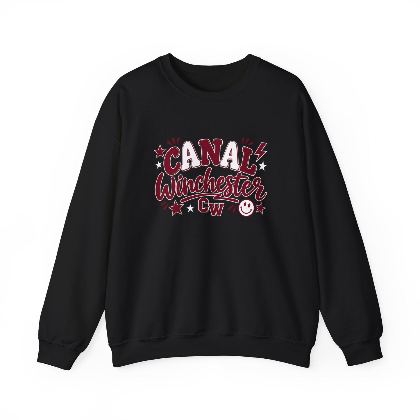 Crewneck Sweatshirt – 'Canal Winchester' Retro Script Pullover