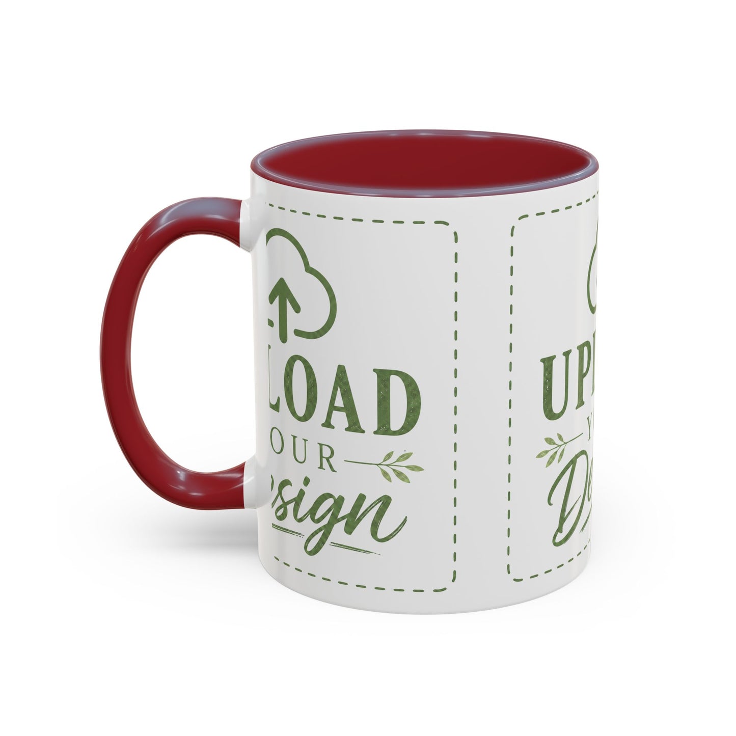 Custom Accent Coffee Mug – Custom Upload Design Ceramic Mug (11oz & 15oz)