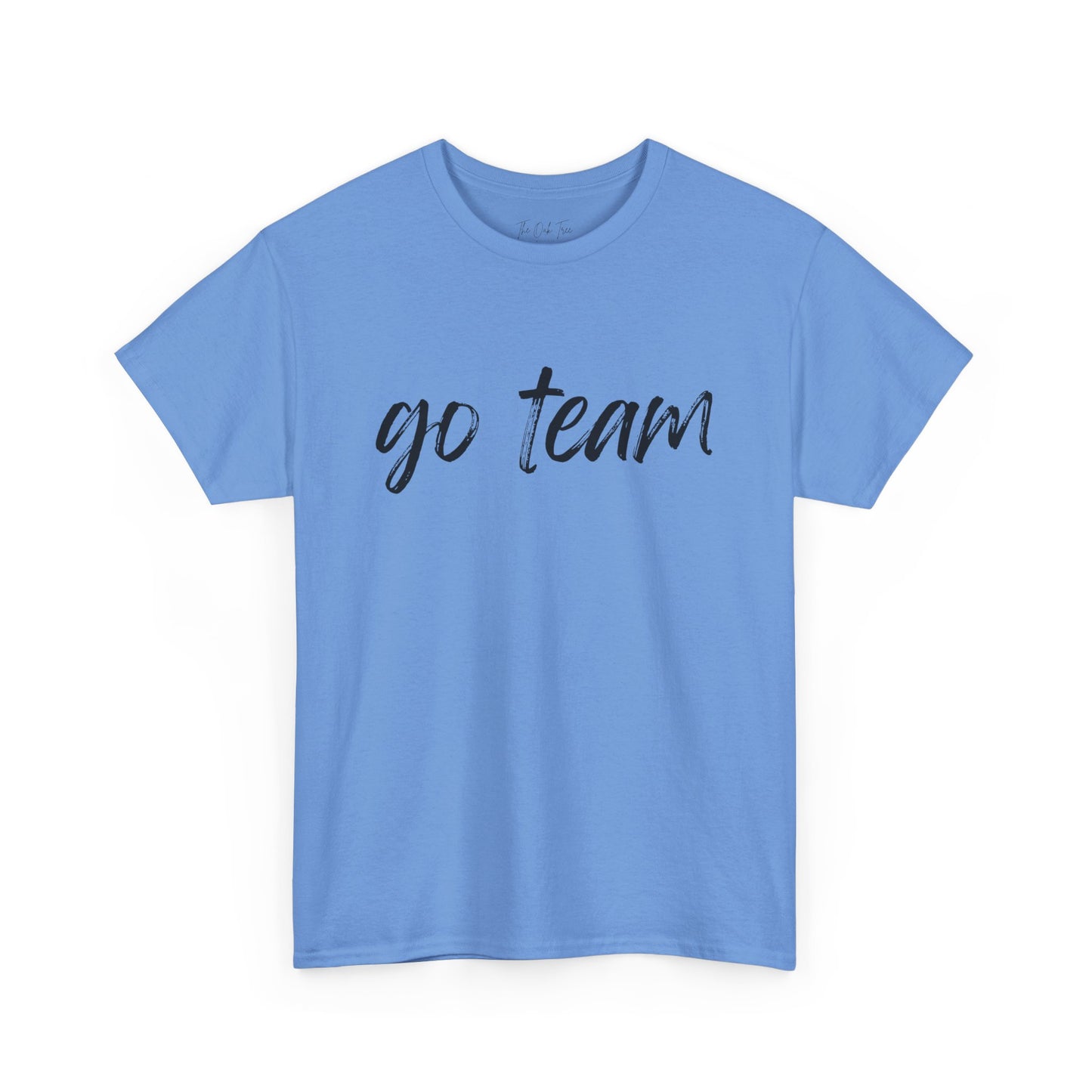 Go Team- Black Text Tee