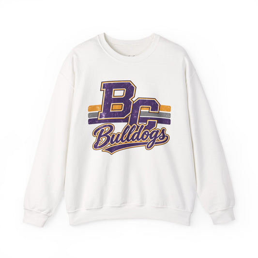 Bloom-Carroll Bulldogs Retro Crewneck Sweatshirt