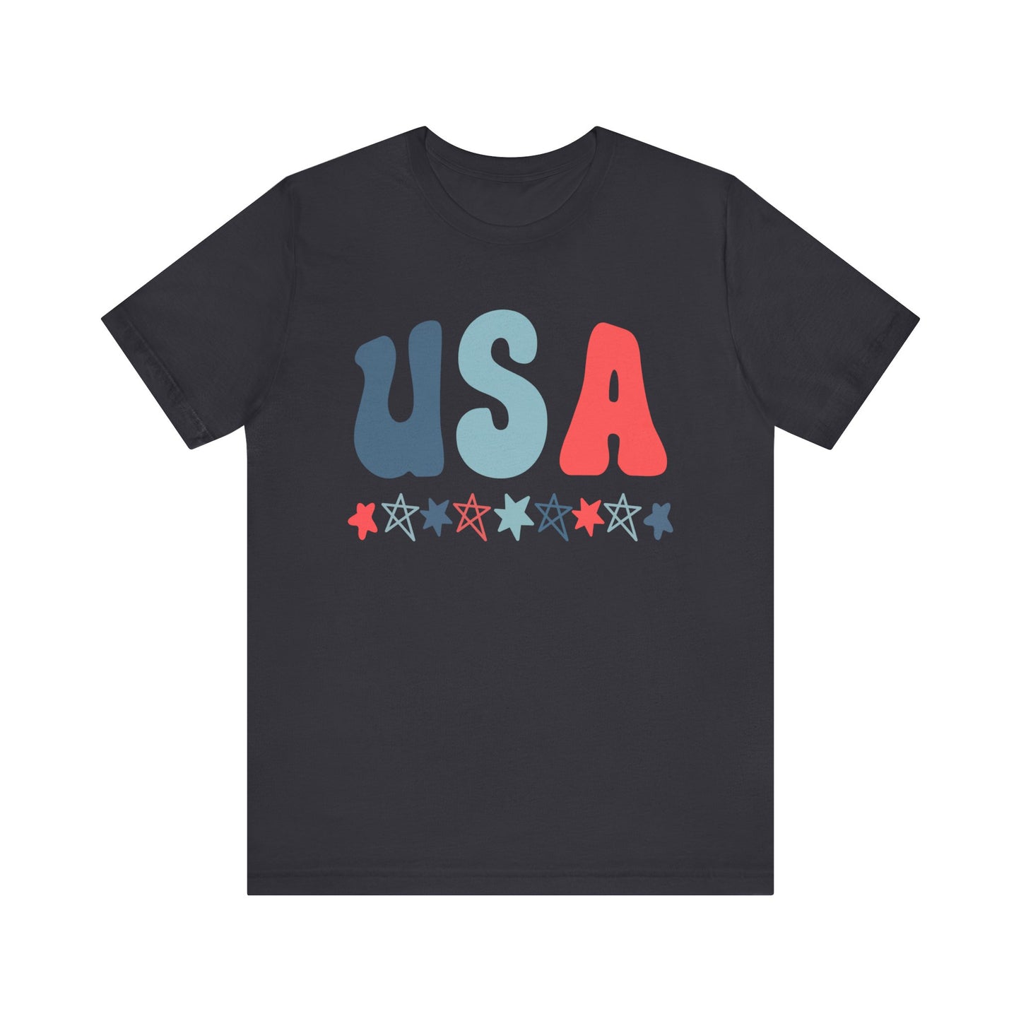 USA Stars Unisex Jersey Short Sleeve Tee