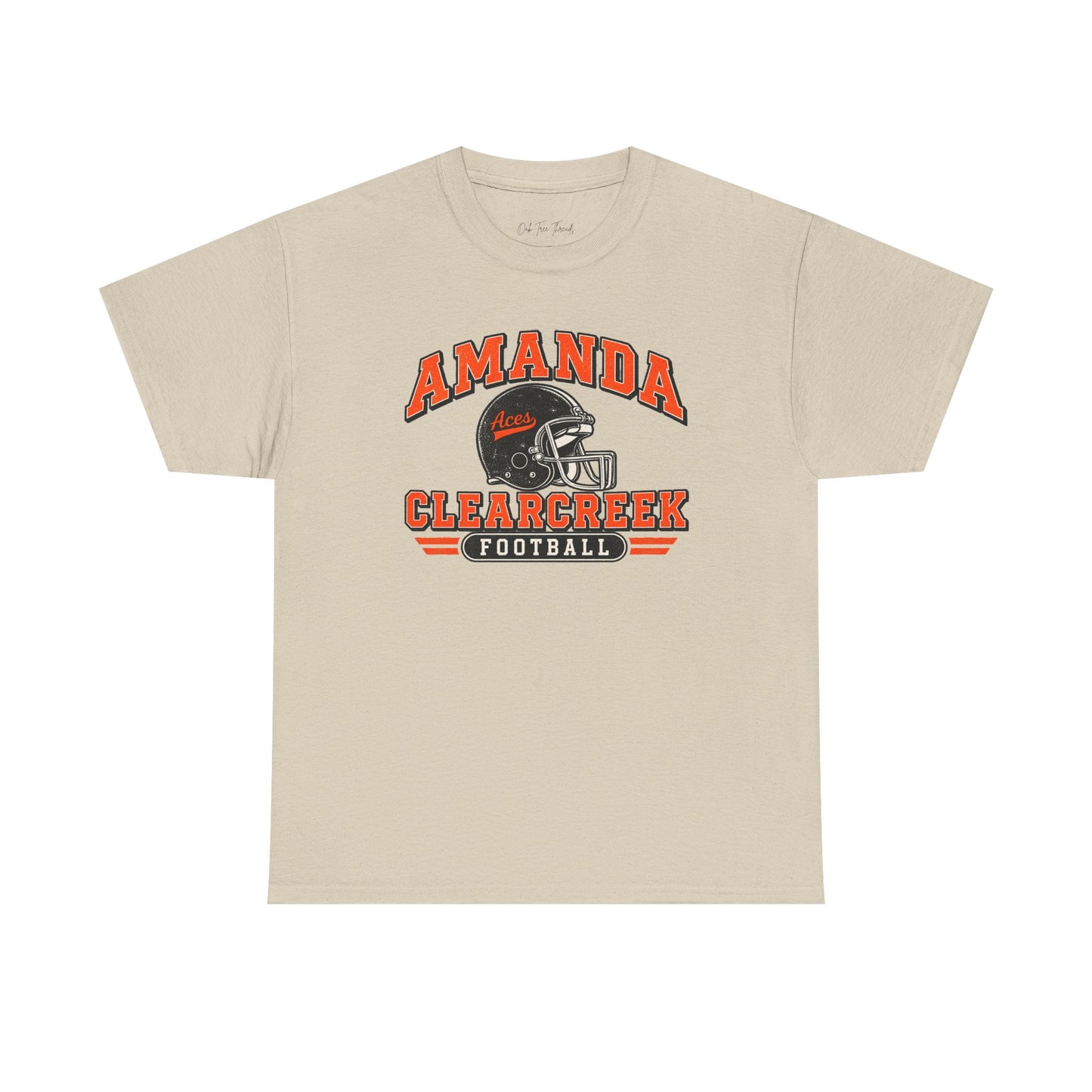Amanda Cleargreek Football T-Shirt — Personalized Team Tee