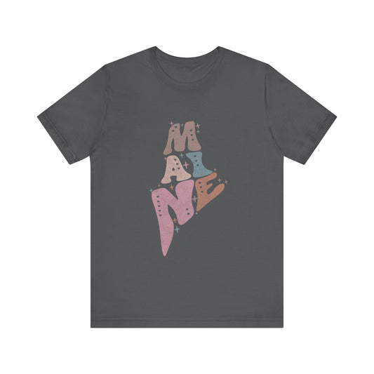 Maine State Tee Unisex Jersey Short Sleeve Tee