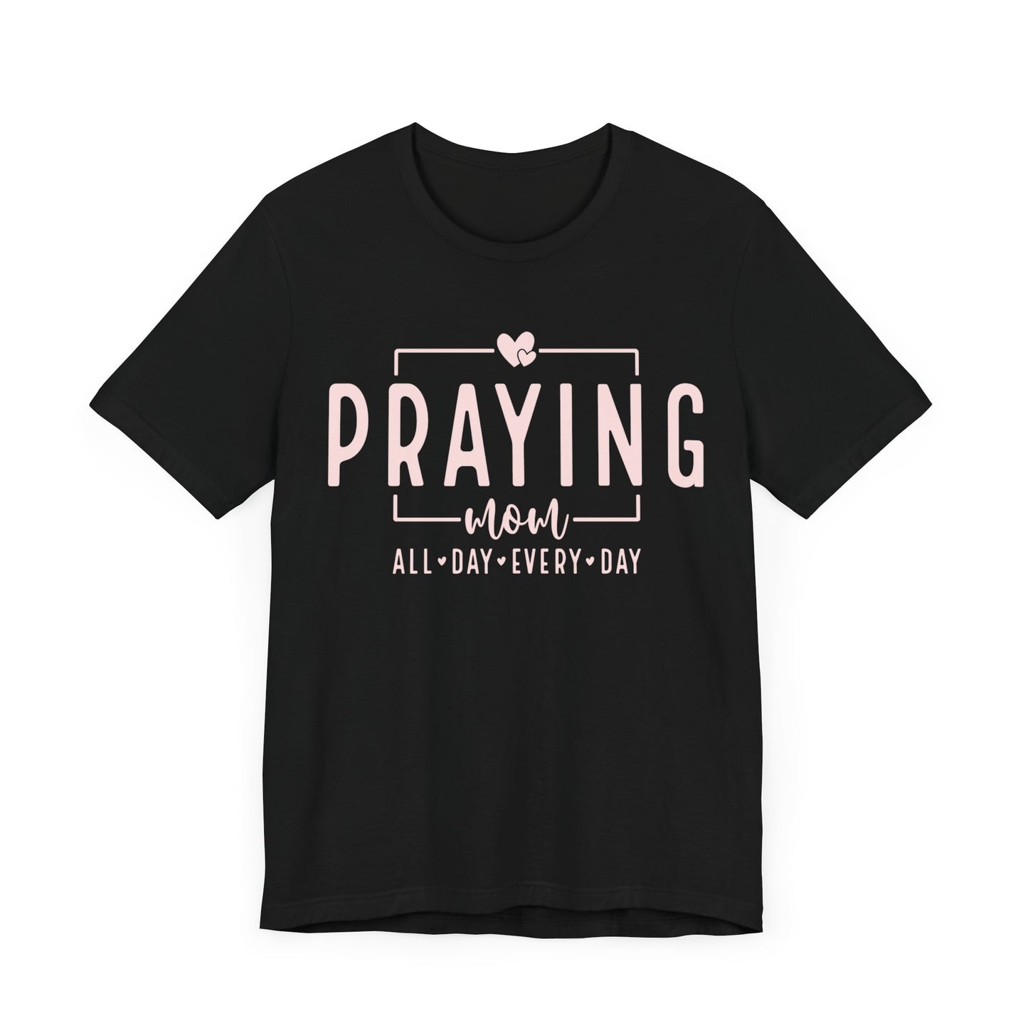 Praying Mom Unisex Jersey Short Sleeve Tee