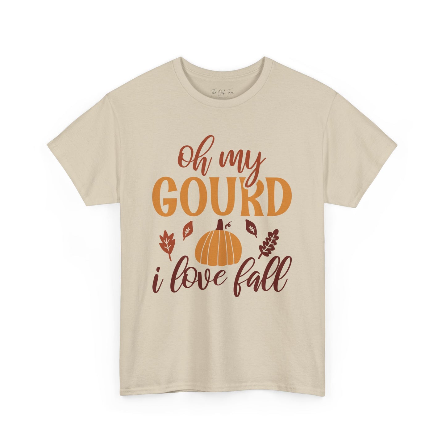 Oh My Gourd I Love Fall Unisex Heavy Cotton Tee