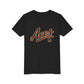 Aces Youth Tee - Retro Script Baseball Style Kids Shirt with Spade Logo